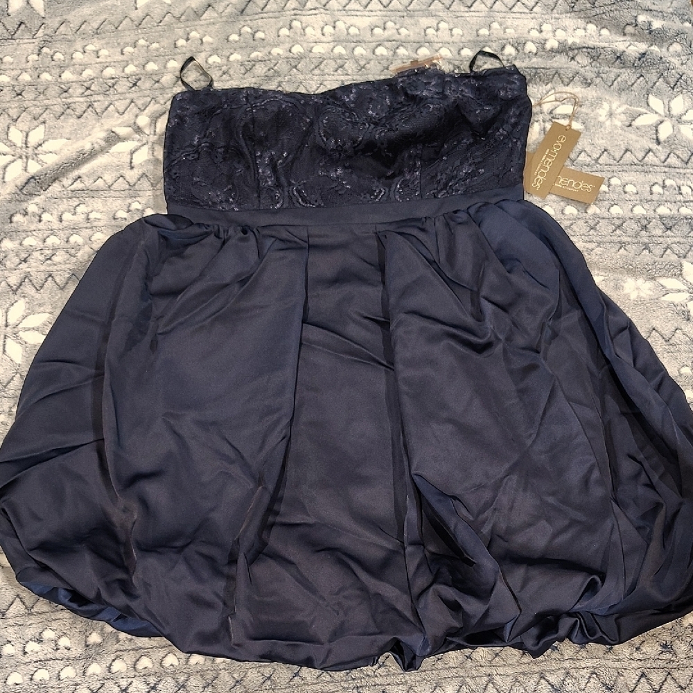 New York And Company Eva Mendes Bubble Dress Size 8 Straps Included